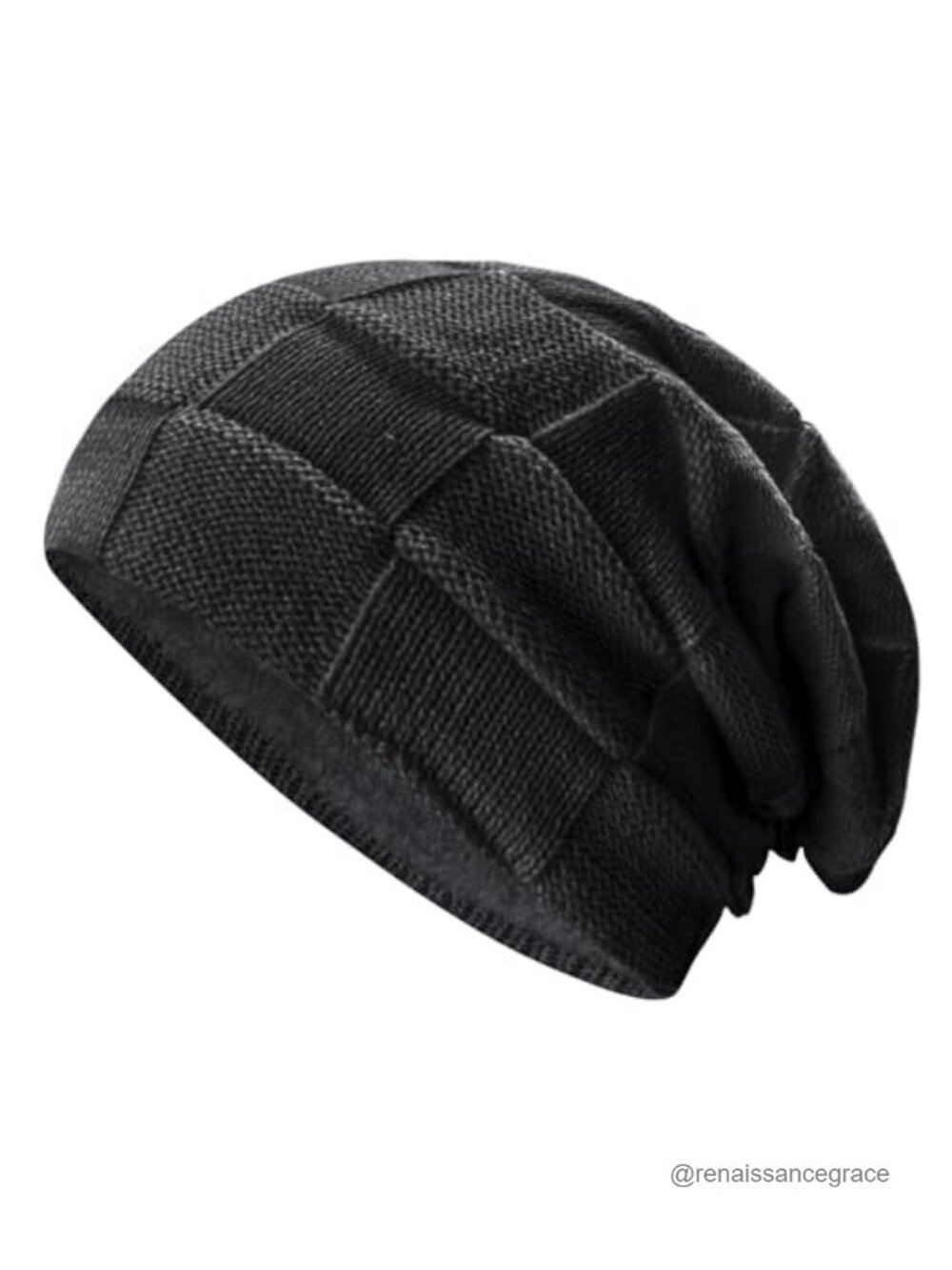 Thick Lined Knit Winter Beanie for Women Men Warm Skull Cap